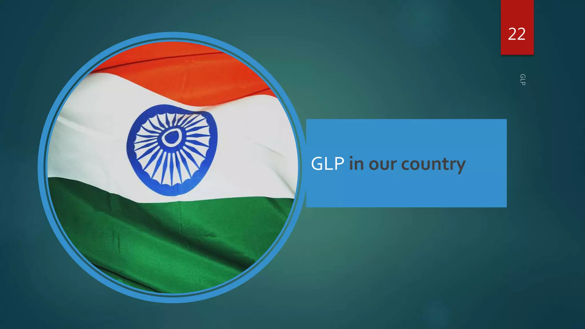 22
GLP in our country
 
