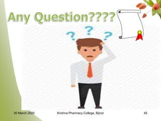 4530 March 2020 Krishna Pharmacy College, Bijnor
 