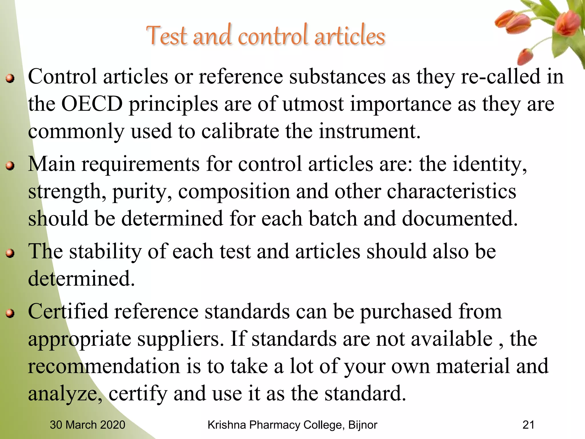Good laboratory practices1 | PPT