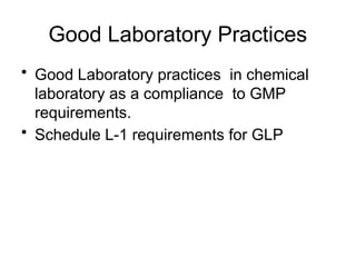 Comprehensive Guide to Good Laboratory Practices for Quality Assurance ...