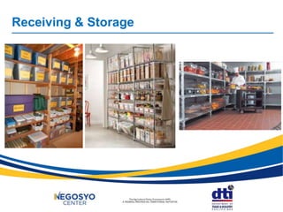 Receiving & Storage
 
