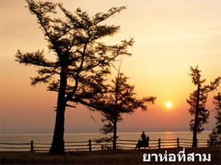 ยาห่อที่สามคือ เวลา 