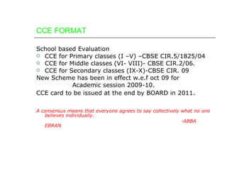 Good Morning Cce | PPT | Educational Assessment | Education
