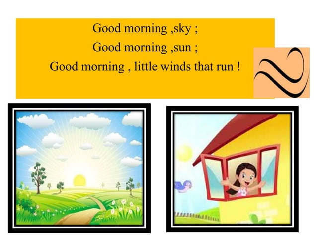 Good Morning Poem PPT good-morning-poem-ppt