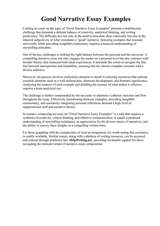 good-narrative-essay-examples-pdf