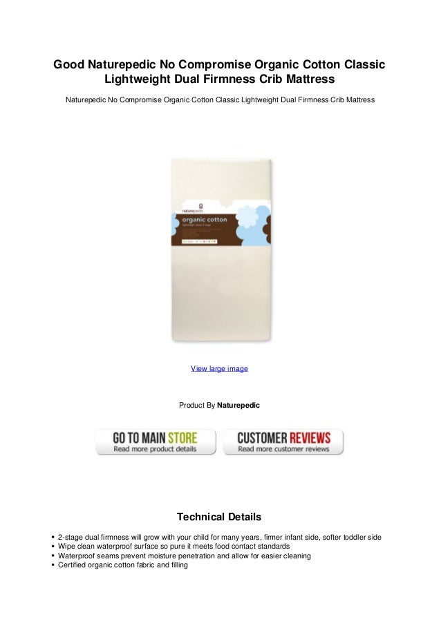 naturepedic no compromise