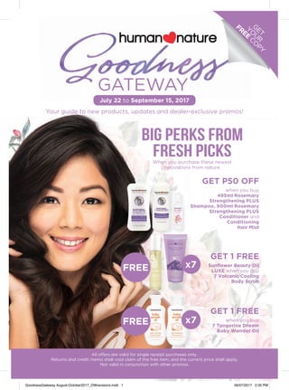 Goodness Gateway Advocate Exclusive Perks July 2017