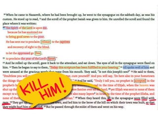 Good News bad News | A Sermon from Luke 4:16-30