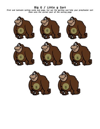 Goodnight gorilla-printables | PDF