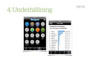4. Underhållning
 