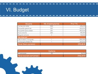 VI. Budget

 