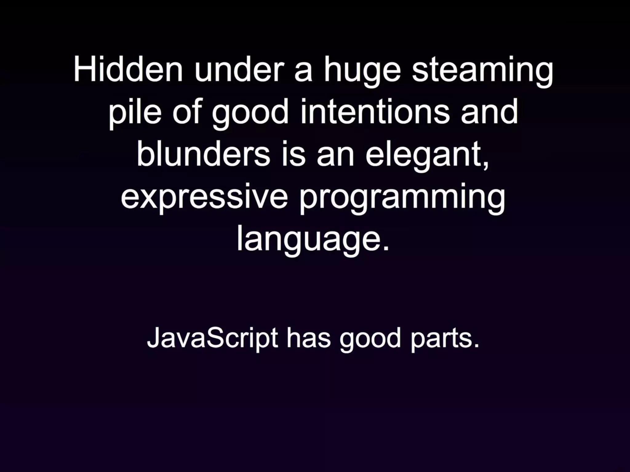 Good Parts of JavaScript Douglas Crockford | PDF