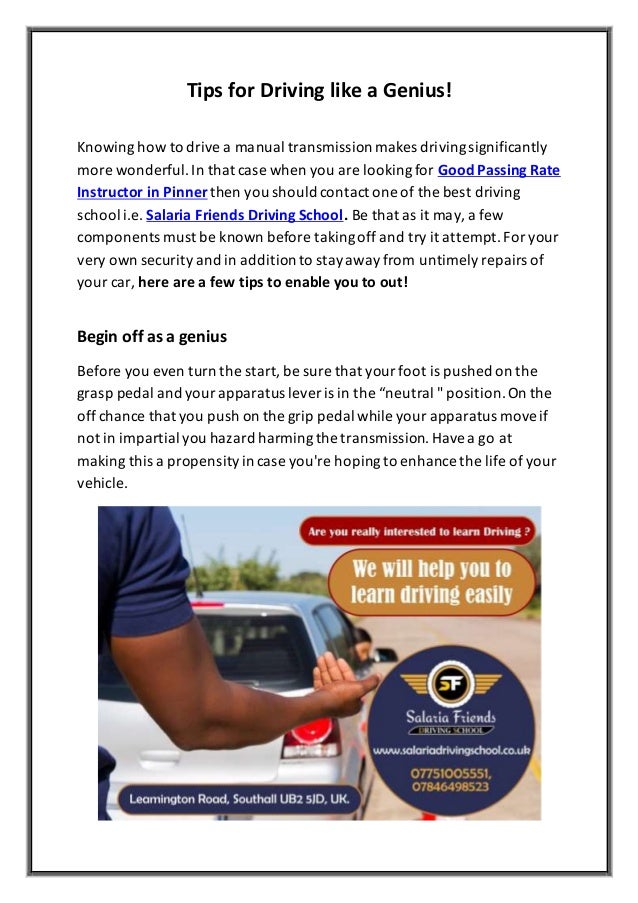 Good Passing Rate Instructor in Pinner