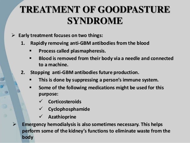 Goodpasture Syntrome