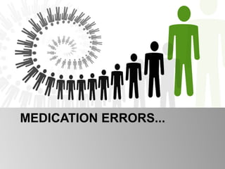 MEDICATION ERRORS...

 