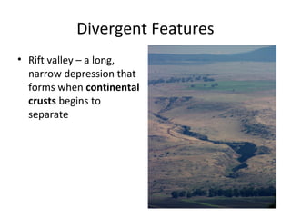 Diveted Ridges Plate tectonics | PPT