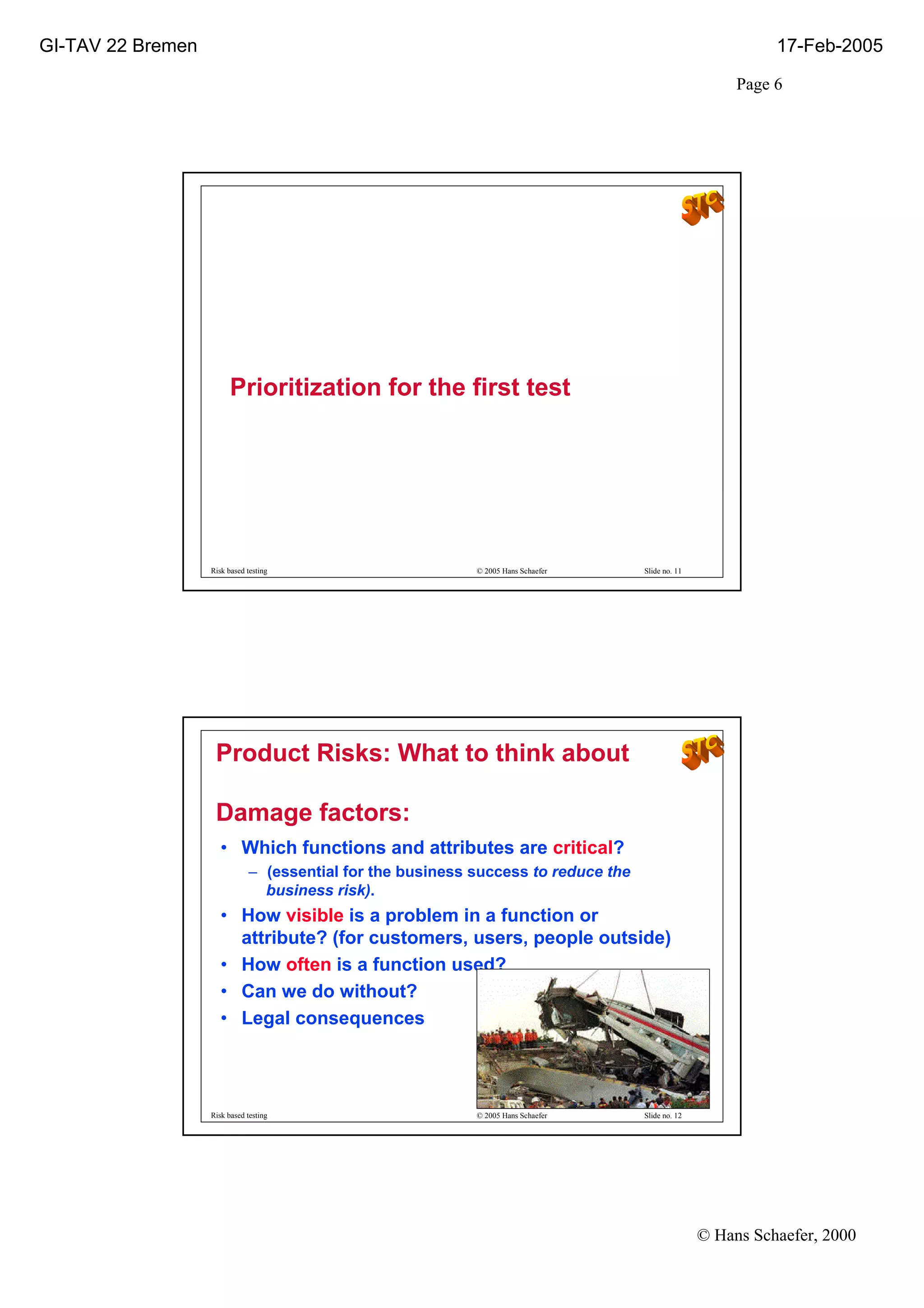Good Ppt On Risk