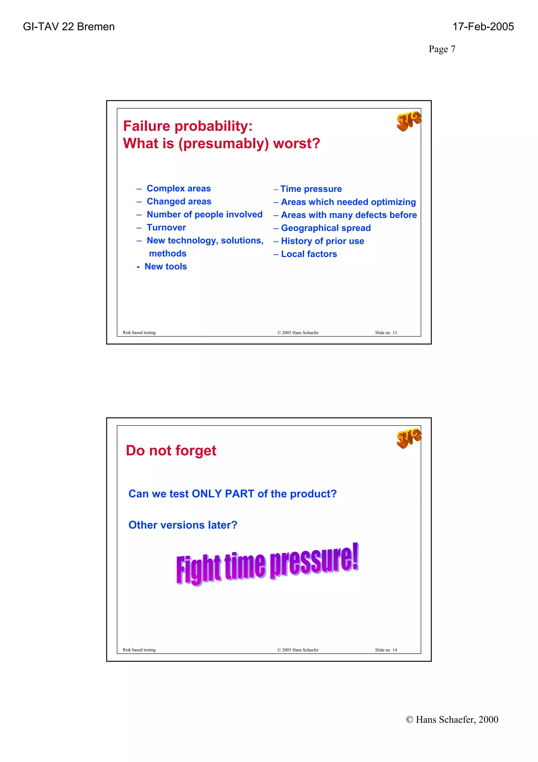 Good Ppt On Risk