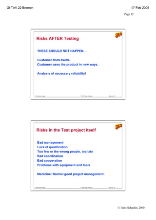Good Ppt On Risk