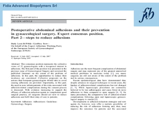 Fidia Advanced Biopolymers Srl
 