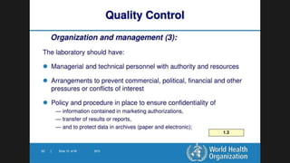 Good Practices for Pharmaceutical Quality Control Laboratories-Awareness to Guidelines