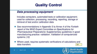 Good Practices for Pharmaceutical Quality Control Laboratories-Awareness to Guidelines