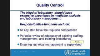 Good Practices for Pharmaceutical Quality Control Laboratories-Awareness to Guidelines