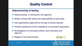 Good Practices for Pharmaceutical Quality Control Laboratories-Awareness to Guidelines