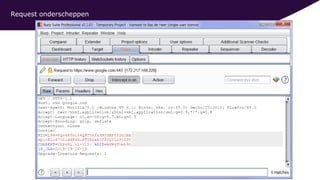 Request onderscheppen
 