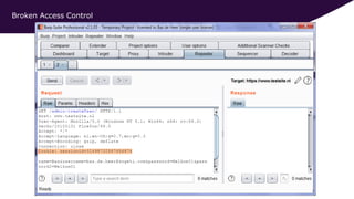 Broken Access Control
 