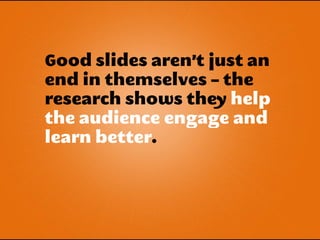 Good presentations matter