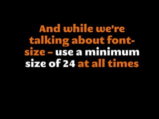 Good presentations matter