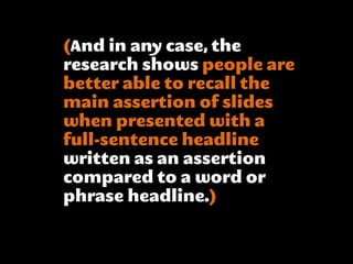 Good presentations matter