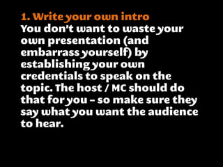 Good presentations matter