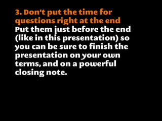 Good presentations matter