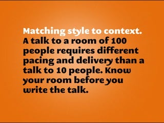 Good presentations matter