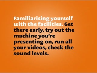 Good presentations matter