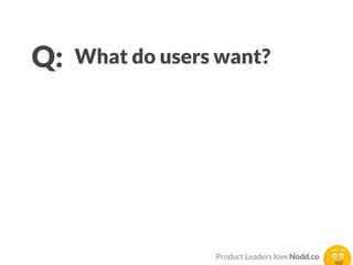 Good Questions, Good Products: 31+ Questions for Product Makers and Managers