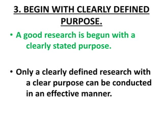 A GOOD RESEARCH | PPTX