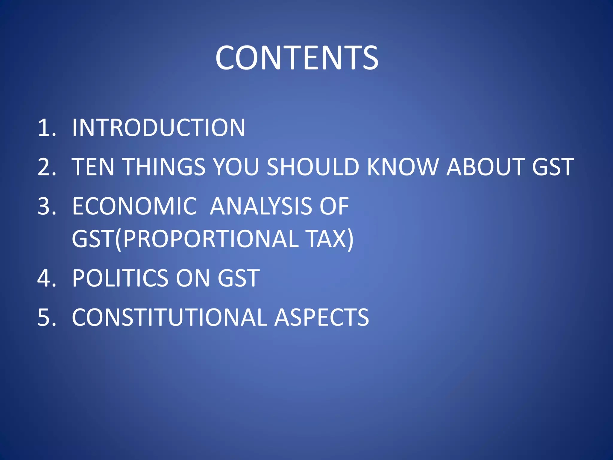 Goods and service tax made easy | PPTX