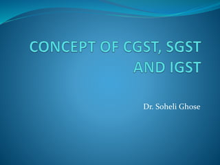 Dr. Soheli Ghose
 