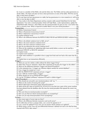 Good sql server interview_questions | PDF