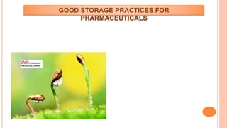 Good storage practices | PPTX