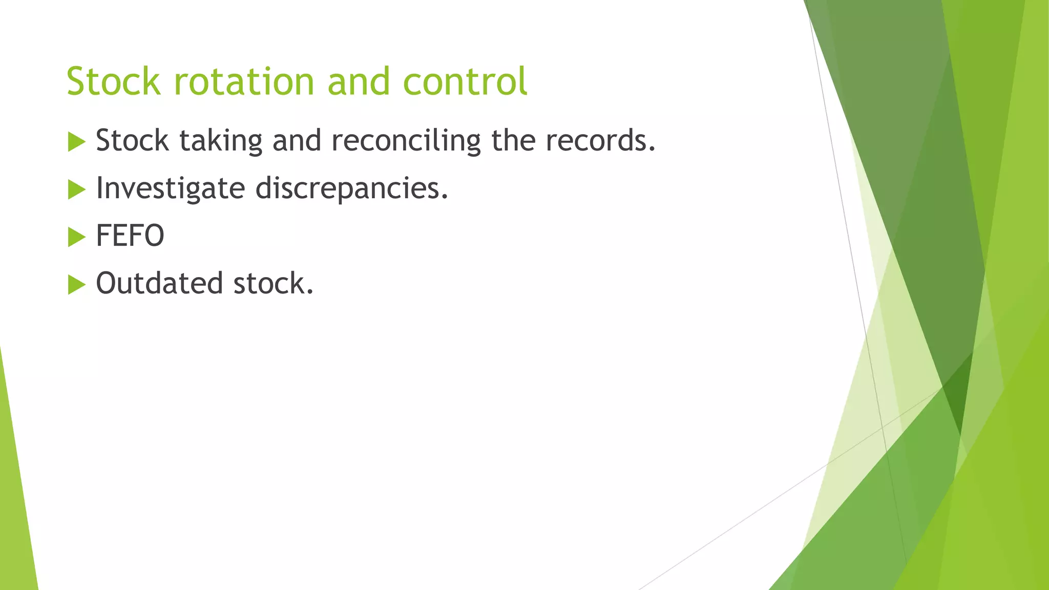 Good storage practices for pharmaceuticals PPT