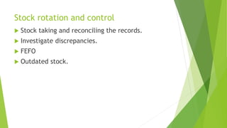 Good storage practices for pharmaceuticals | PPTX