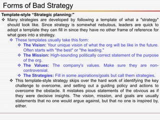 Good Strategy Bad Strategy | PDF