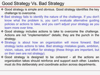 Good Strategy Behavior Good Strategy Bad Strategy | PDF
