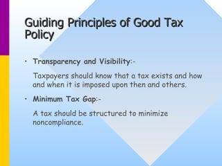 Good tax structure | PPT