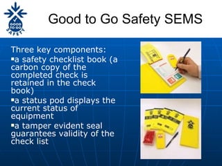 Good To Go Safety Iosh 2010 | PPT