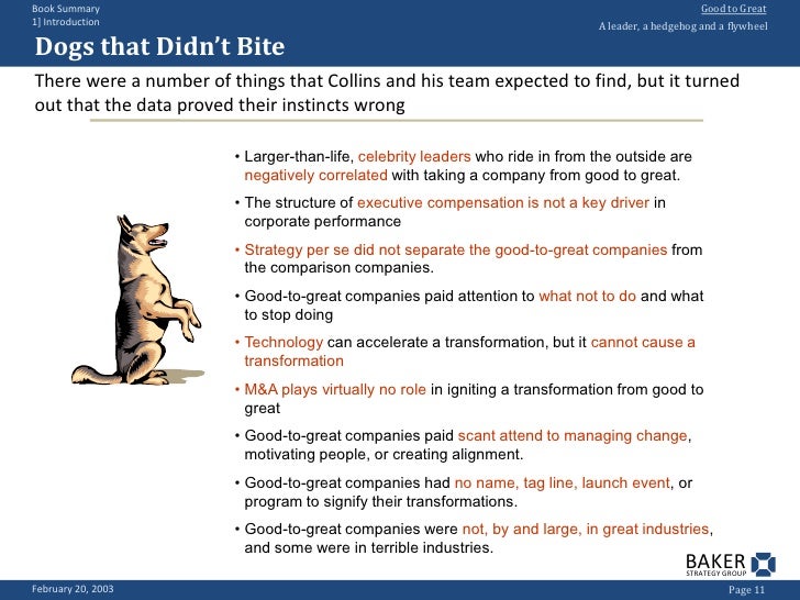 good to great summary